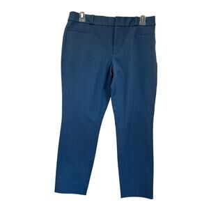 Banana Republic Modern Sloan Washable Bi-Stretch Ankle Pants Blue 4 Short